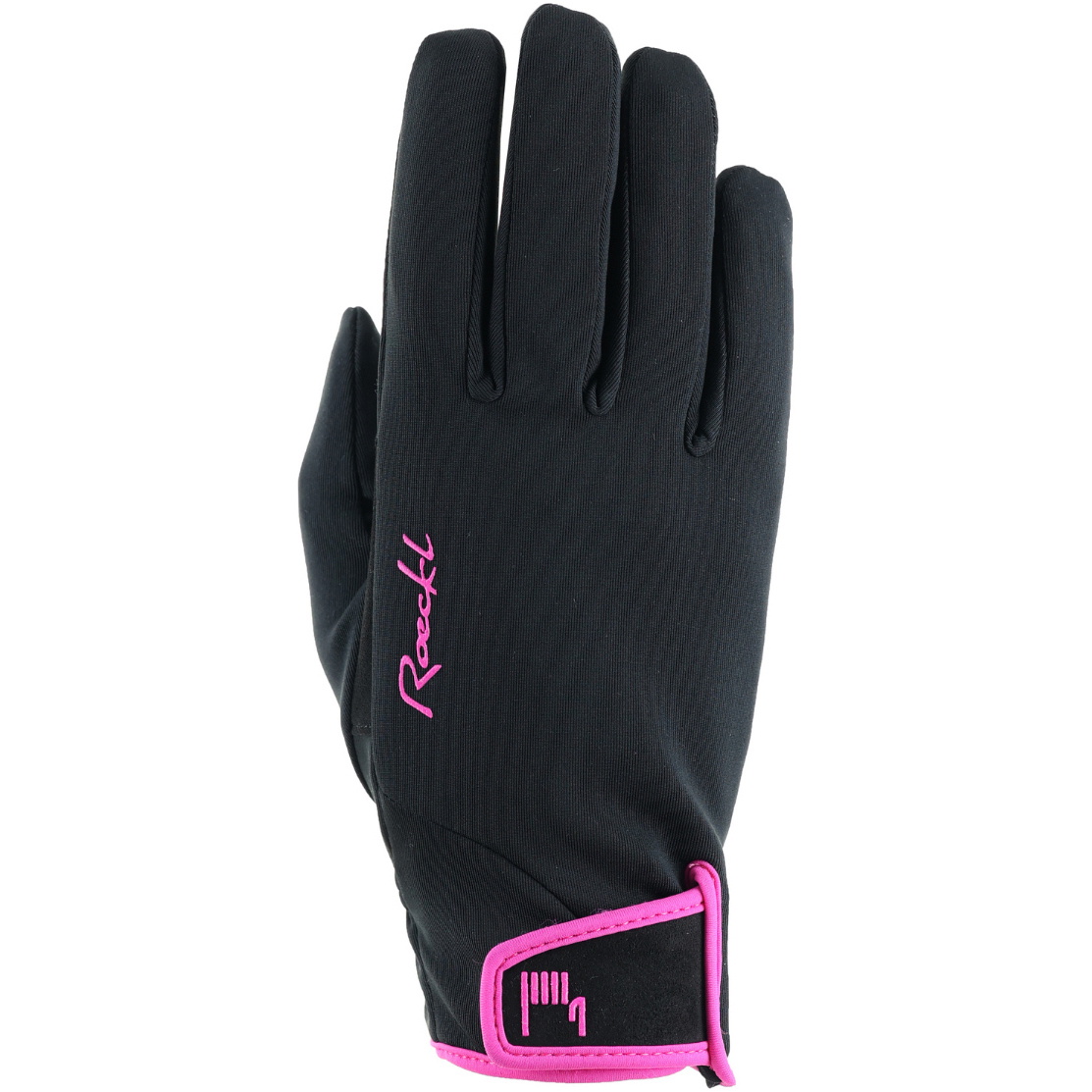Roeckl Womens Hegau Gloves 01-310053.9401 - Black / Pop Pink